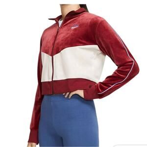 Nike Full Zip Velour Color Block Track Jacket Size Small